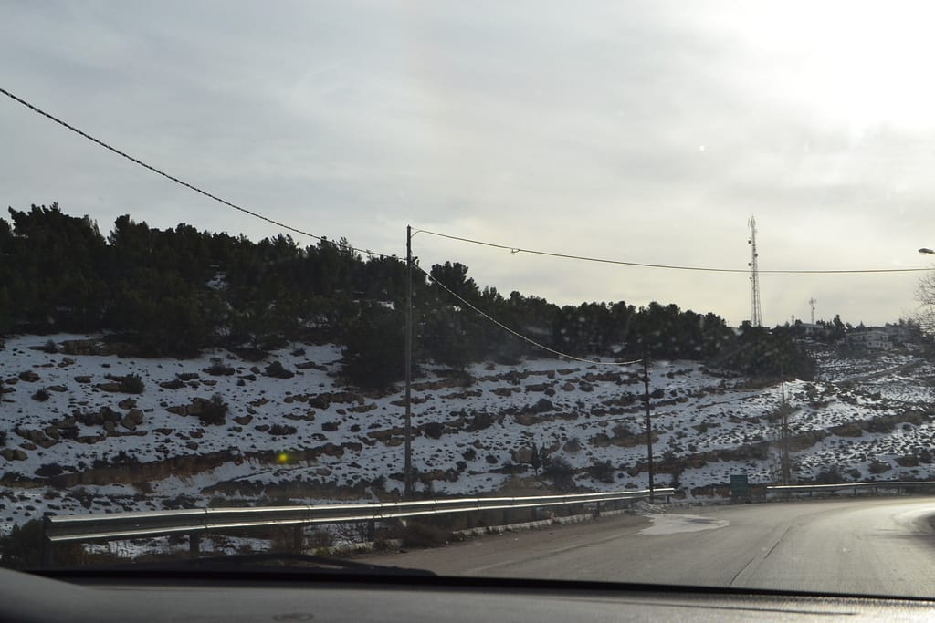 A little bit of snow in the ME mountains.