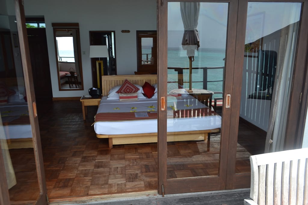 View from balcony.