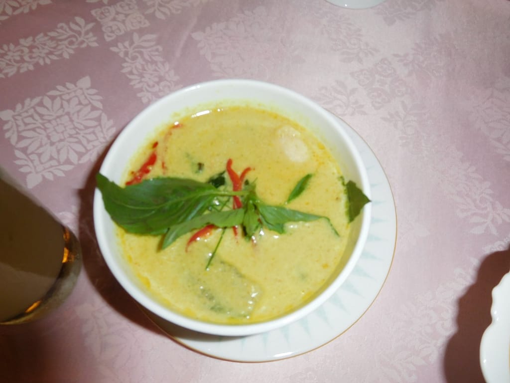 herbed chicken northern style with lemongrass soup.