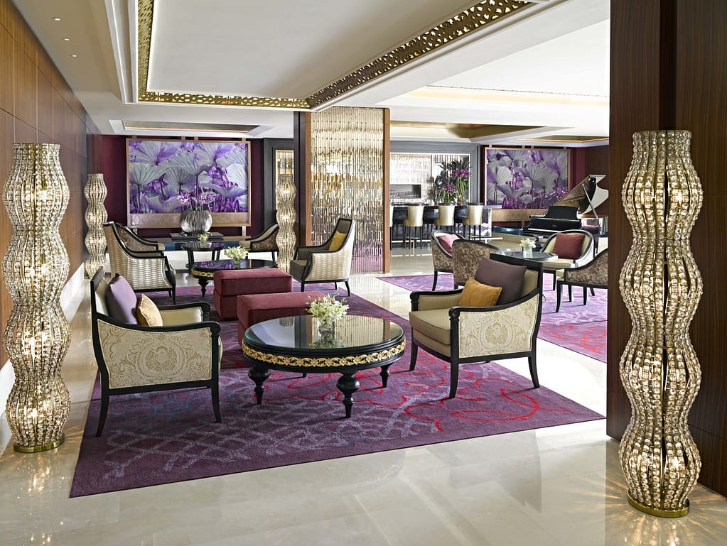 Treat yourself to a drink or snack in the Orchid Lounge.