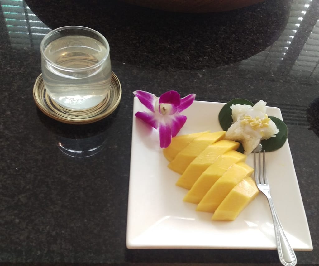 Thai Mango and sticky rice. 