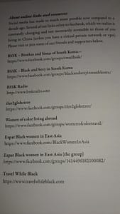 Resource section of TrailBlasian shouting out I Luv 2 Globe Trot.