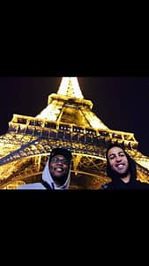 Ron in Paris with his buddy.