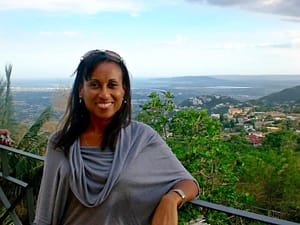 Nadeen in Kingston, Jamaica.
