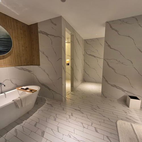 View of the bathroom. 