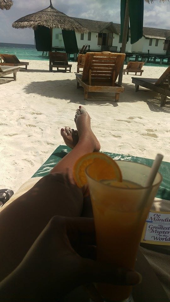 This is how you enjoy paradise at Reethi Beach!