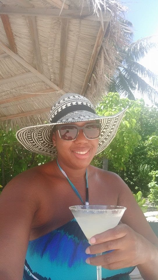 Cheers to being in paradise!