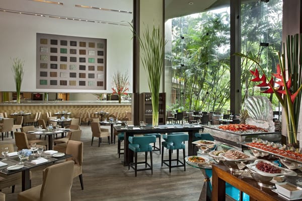 One of the many restaurants at Swissotel Bangkok.